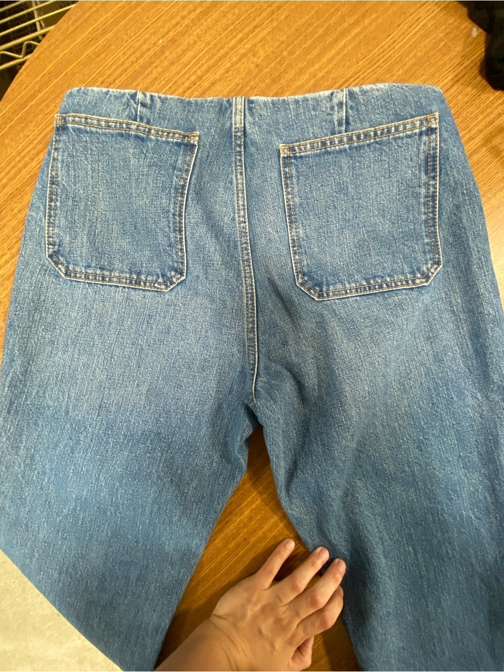 Re/Done Originals Button Front Crop Boot in Riot - Picture 8 of 10